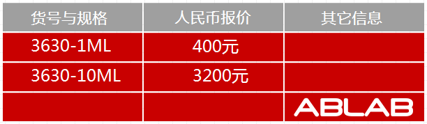 3630-FITC-山羊抗鹌鹑IgY IgG(H+L)